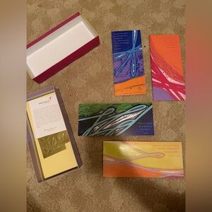 Papyrus Artistic Greeting Card Collection - Purple, Orange, Green